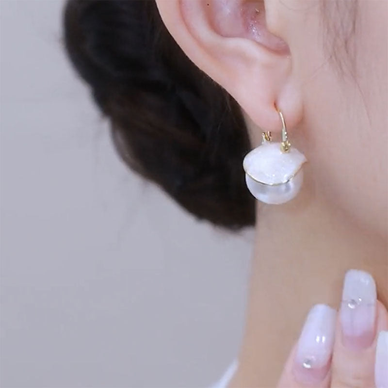 Niche Design Advanced Light Luxury Ear Clips Earrings