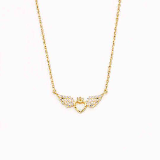 Silver Flying Wings Angel Wings Necklace