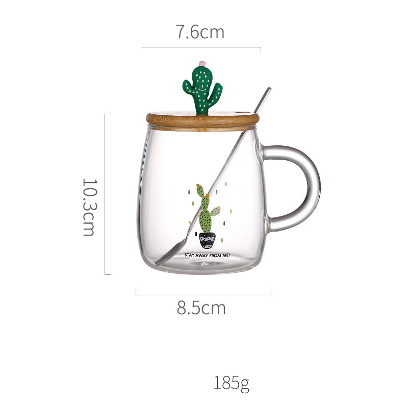 Household glass cup
