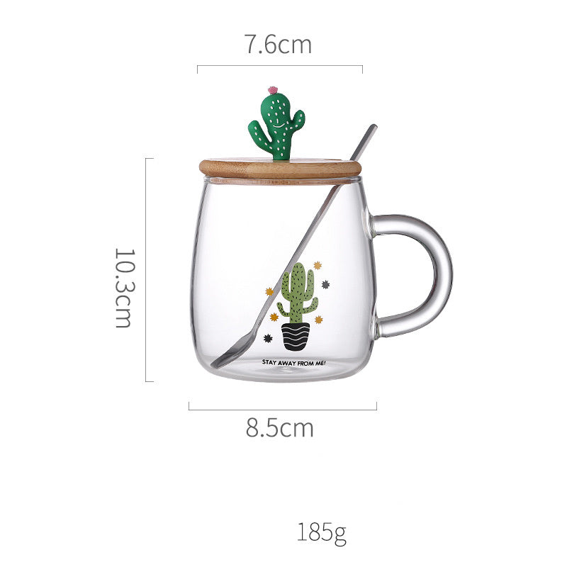 Household glass cup