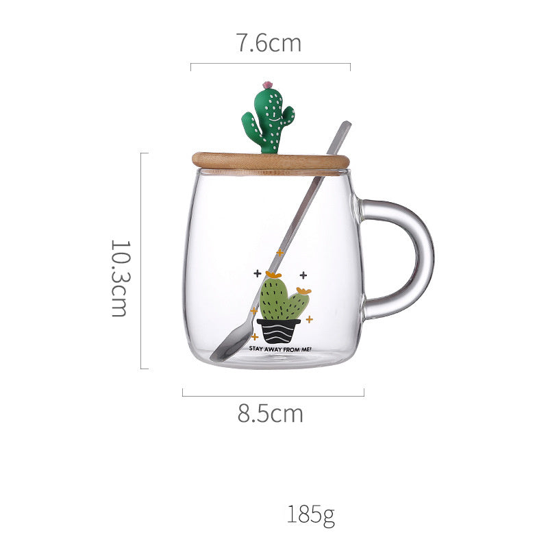 Household glass cup