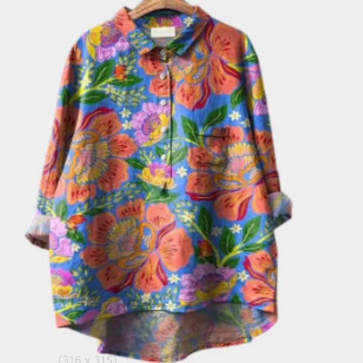 Women's New Amazon AliExpress Loose Printed Round Neck Casual Plus Size Women's Clothing