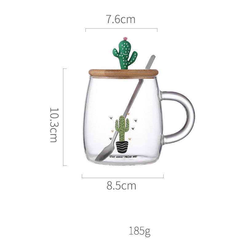 Household glass cup
