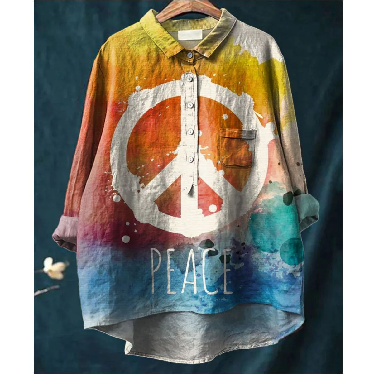Women's New Amazon AliExpress Loose Printed Round Neck Casual Plus Size Women's Clothing