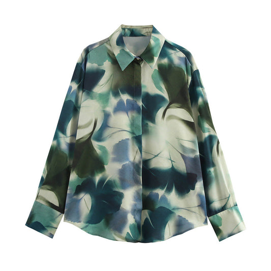 Fashion Loose Casual Retro Printed Temperament